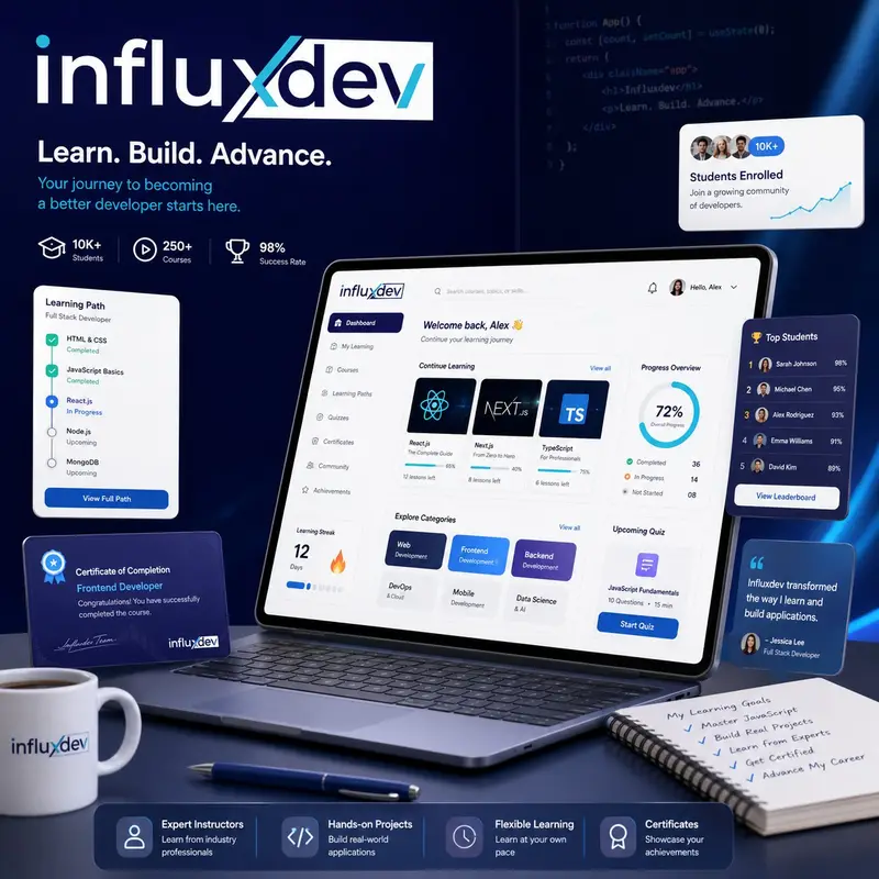 Influxdev — EdTech campaigns & community growth