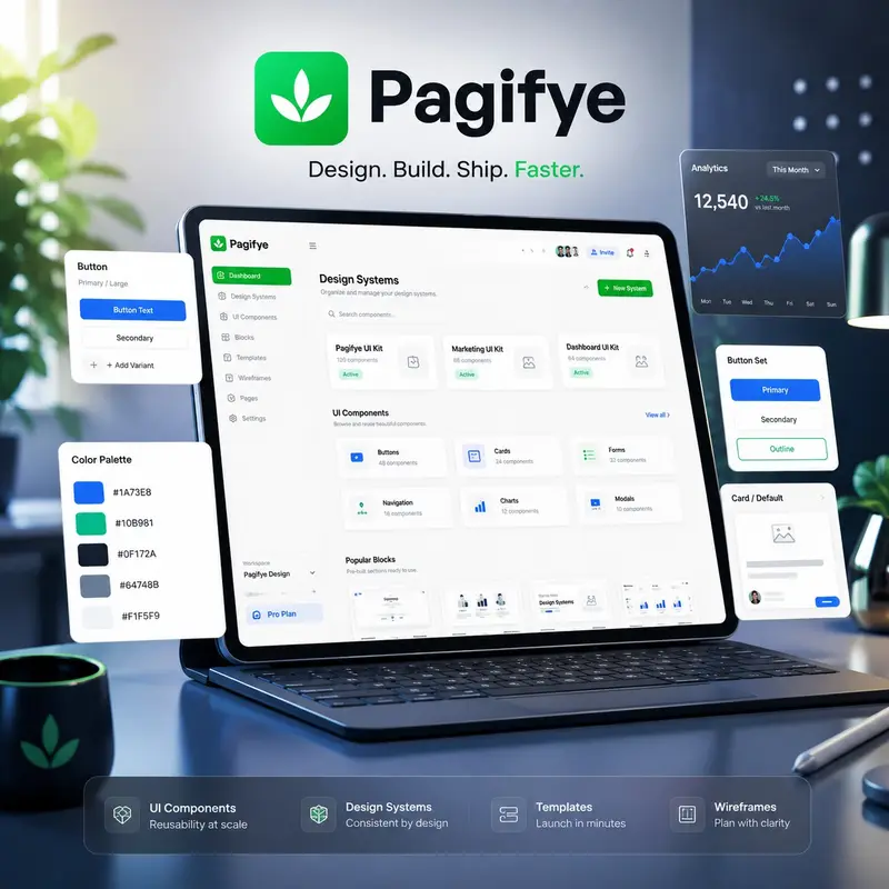 Pagifye — Product launch & waitlist communication for a component library